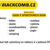 2-sada 9 sportovních ikon